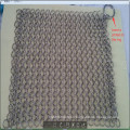 Stainless Steel Chainmail Scrubber for Iron Cleaning in Kitchen